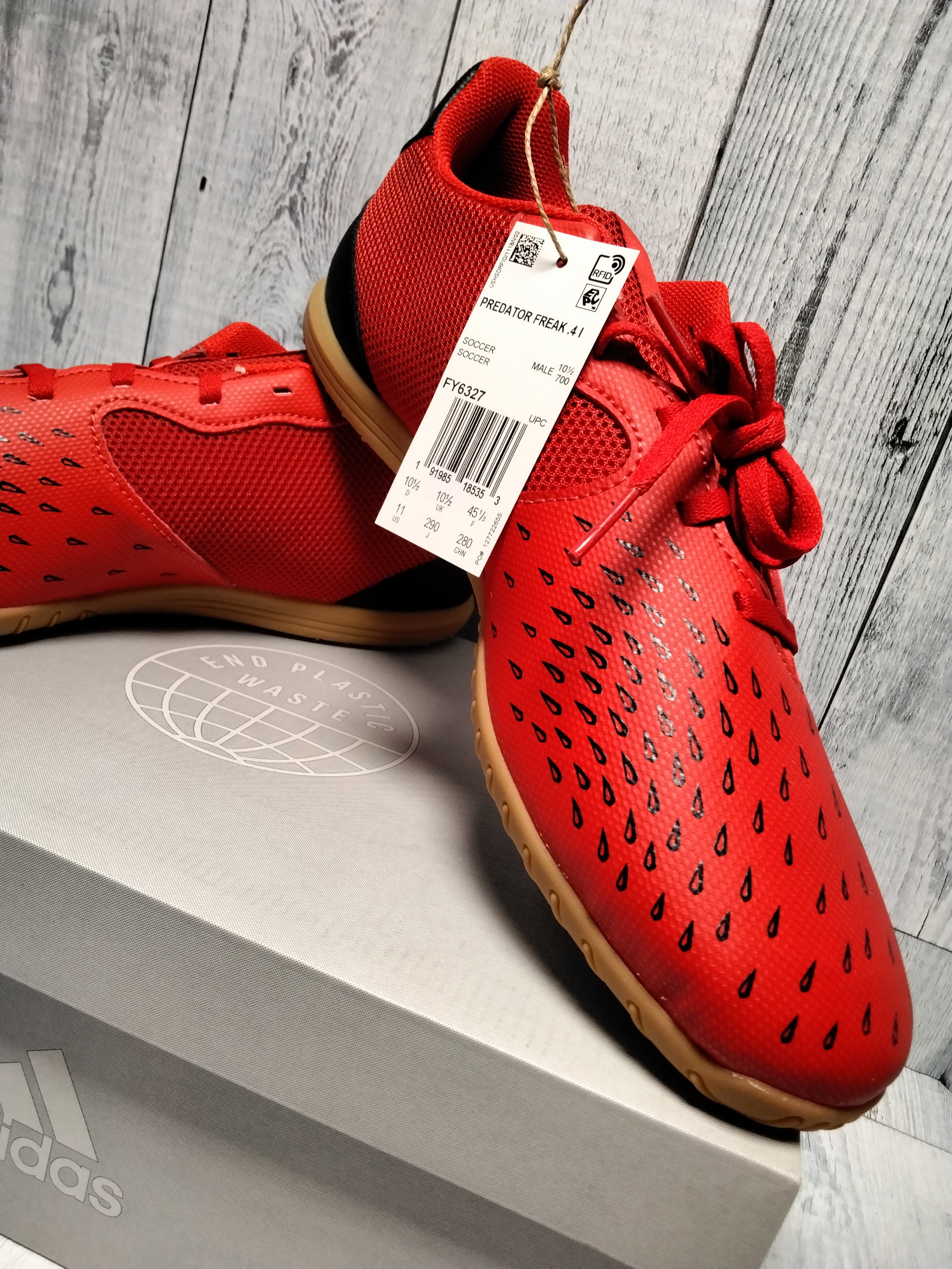 adidas Predator Freak .4 in Sala Soccer Shoe Mens, Sz 11 (7872369852654)